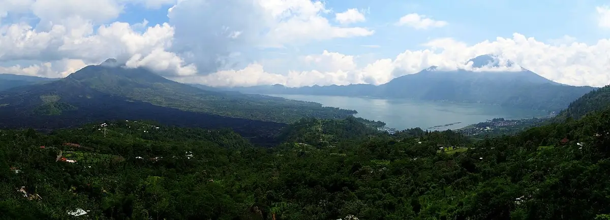 Mount Batur and Lake Batur