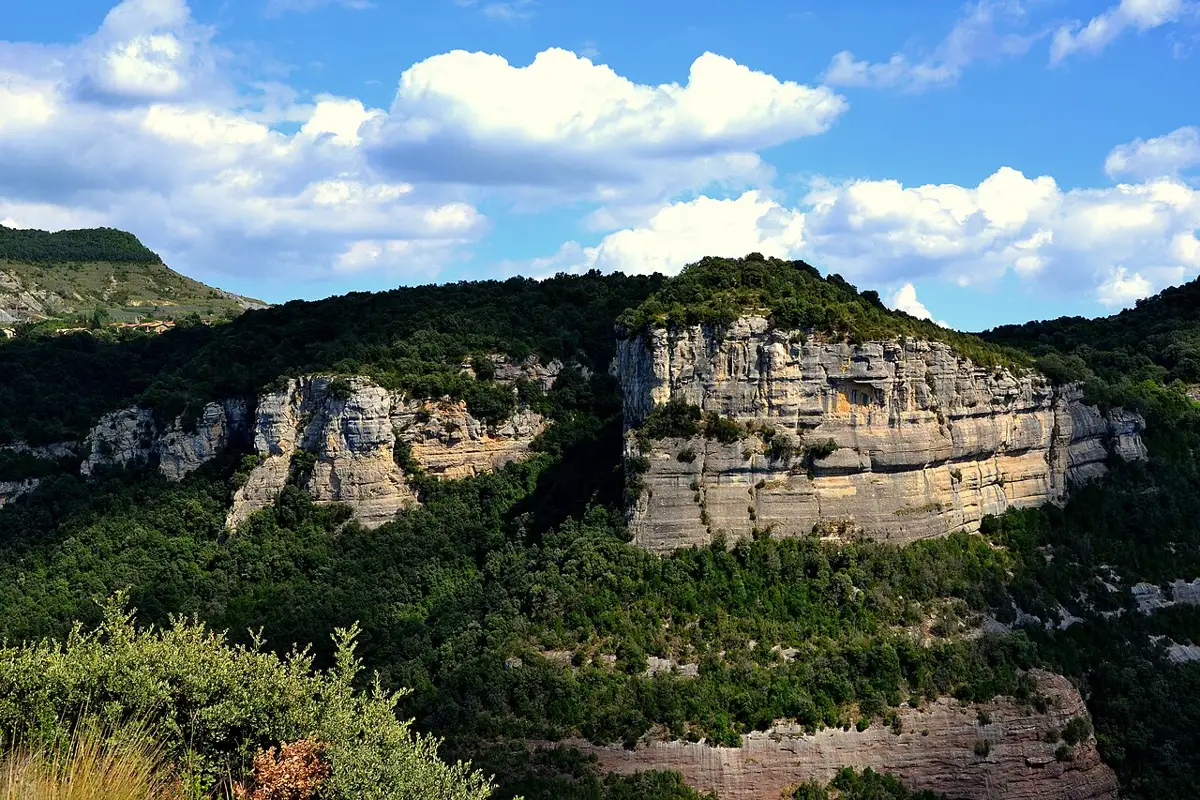 The Cingles de Tavertet cliffs