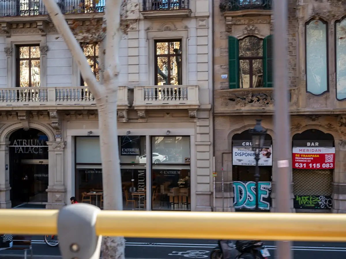 A building in the Eixample