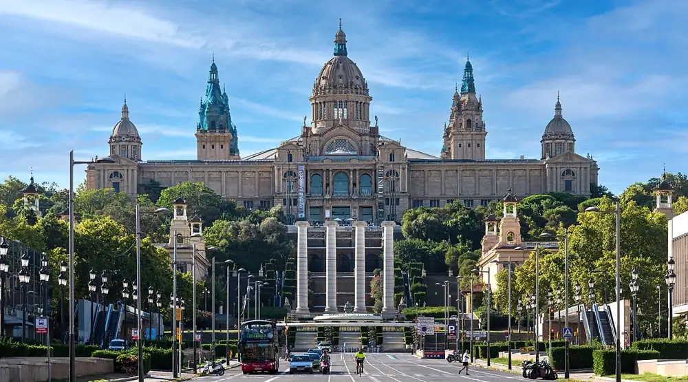 Palau Nacional on Montjuïc