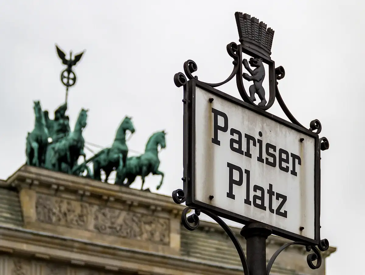 The Brandenburger Tor on Pariser Platz