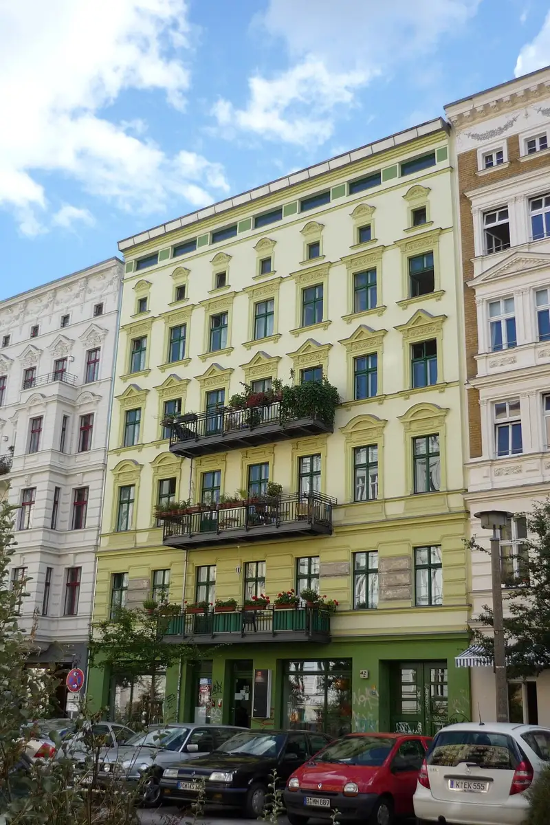 Дома на Oderberger Straße в Prenzlauer Berg