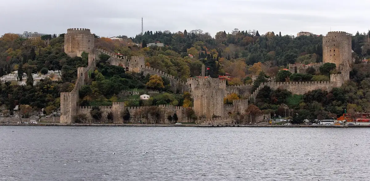 Rumeli Hisarı fortress on the Bosphorus shore