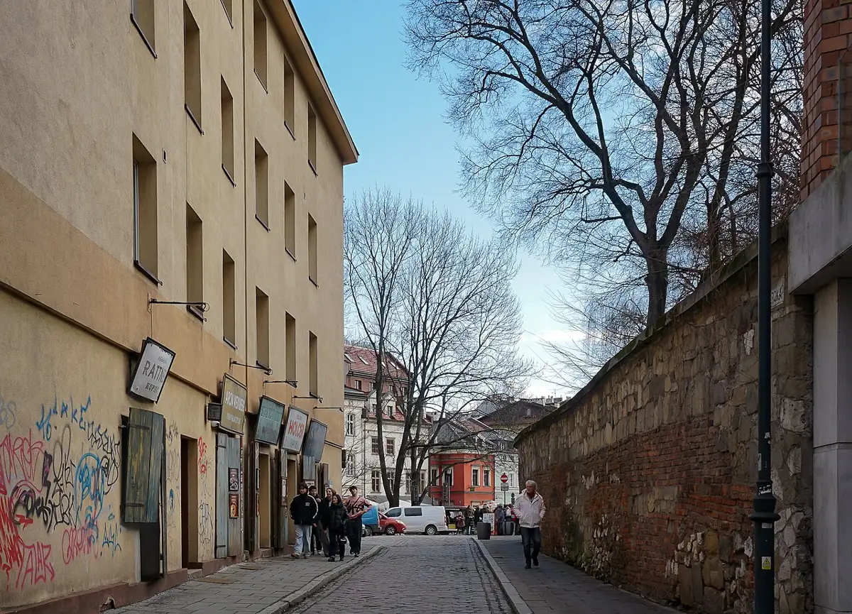 Ulica Szeroka в Kazimierz