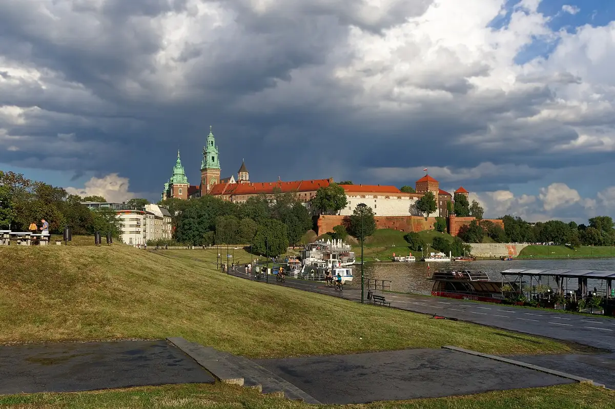 Wawel above the Wisła