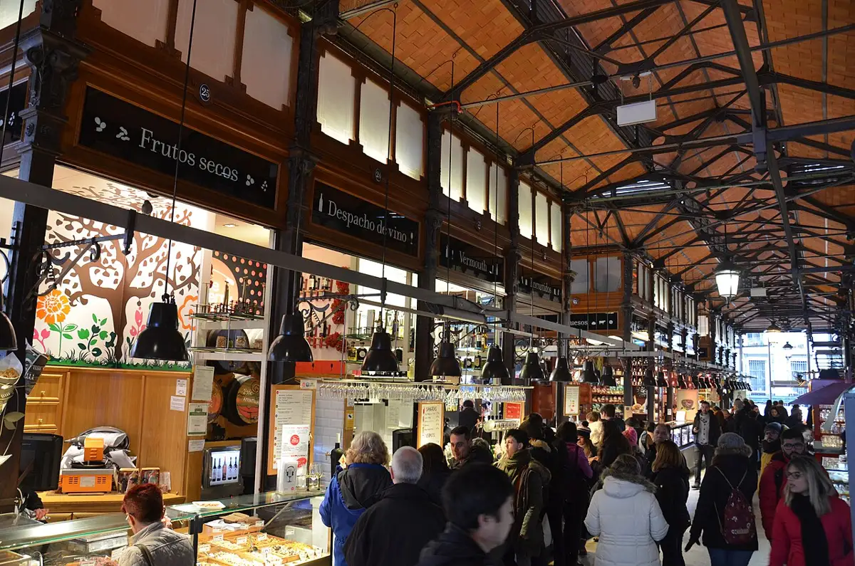 Inside the Mercado de San Miguel