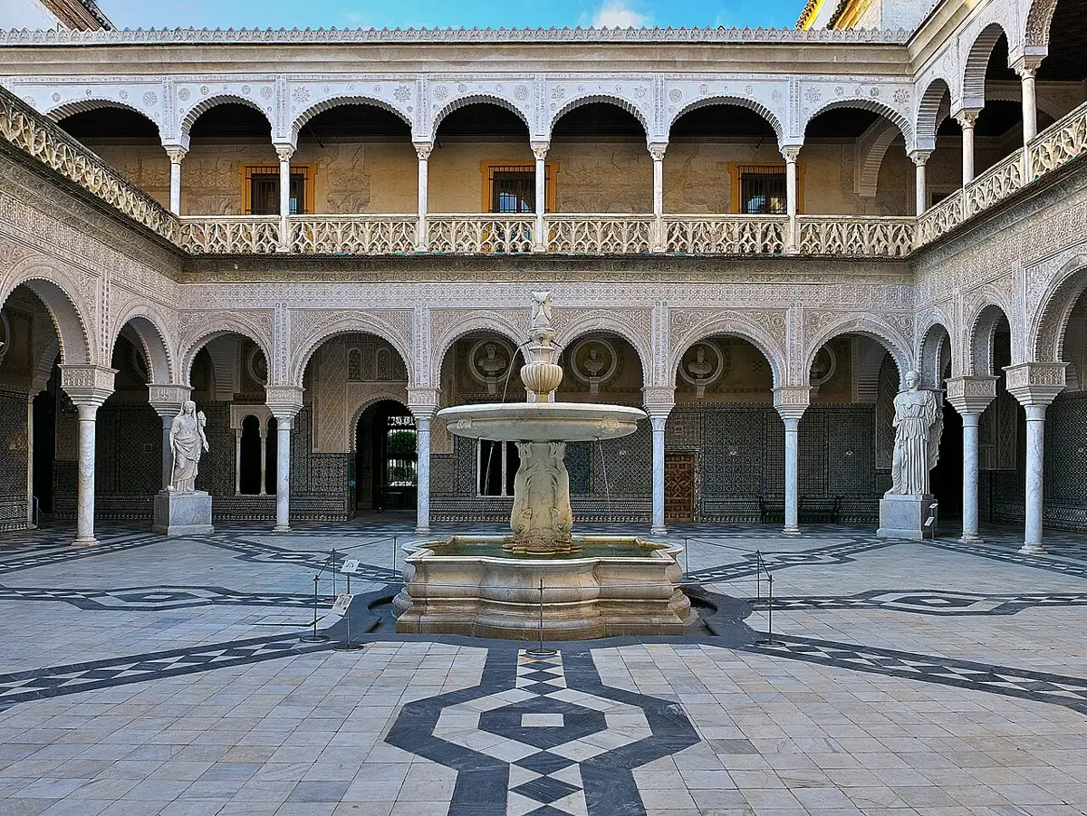 A courtyard of the Casa de Pilatos